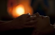 Scalp massagers provide stress relief. (Image via Unsplash/Katherine Hanlon)